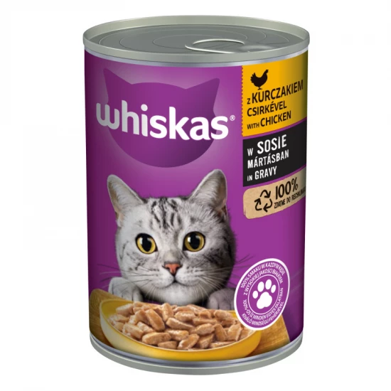 Whiskas Konzerv Csirkehússal 400g