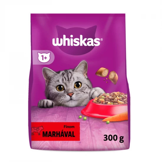 Whiskas Száraz Marha -Májas Falat 300g